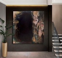 DARK textured contemporary painting