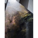 DARK textured contemporary painting