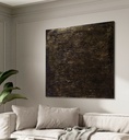 Black gold canvas wall art oversized artwork